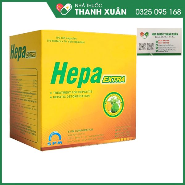 Hepa Extra - Thuốc hỗ trợ điều trị các bệnh về gan, mật